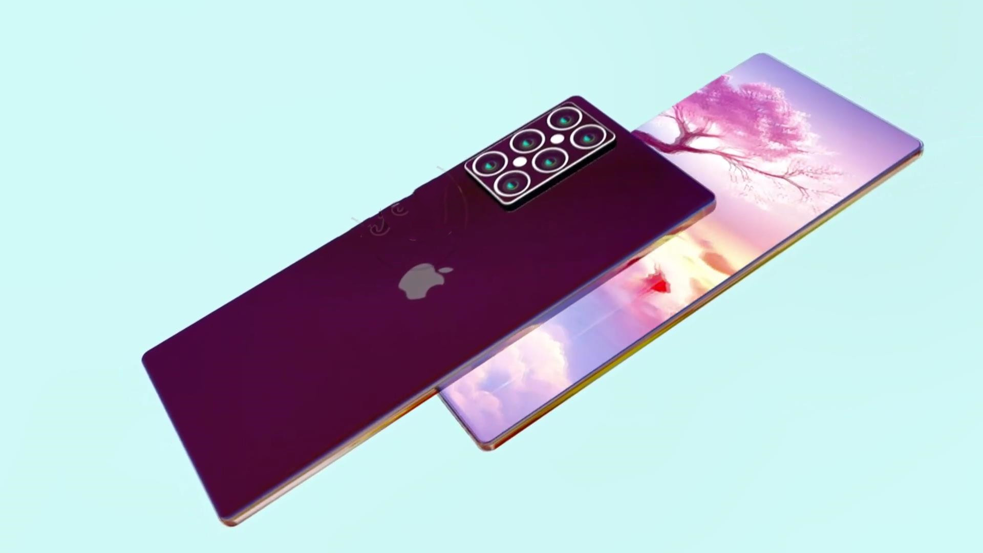 iPhone14ProMax概念图：后置6摄+10倍光变，无边框全面屏才是王炸