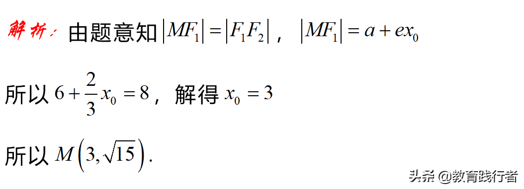 解题技巧！圆锥曲线焦半径三部曲——坐标式与角度式