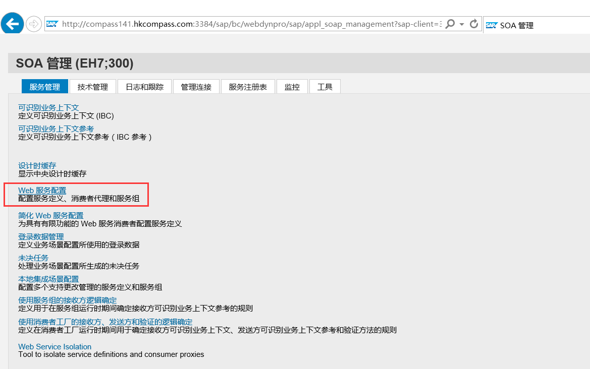 SAP 发布webservice和调用webservice