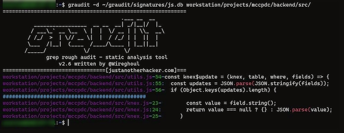 使用命令行工具 Graudit 来查找你代码中的安全漏洞