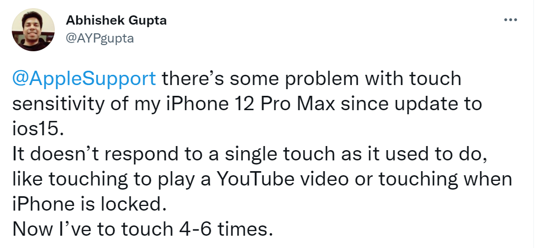 又出大Bug了！iPhone 13屏幕触控失灵：重启才能解决