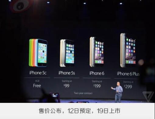 一组图看苹果6发布会！
