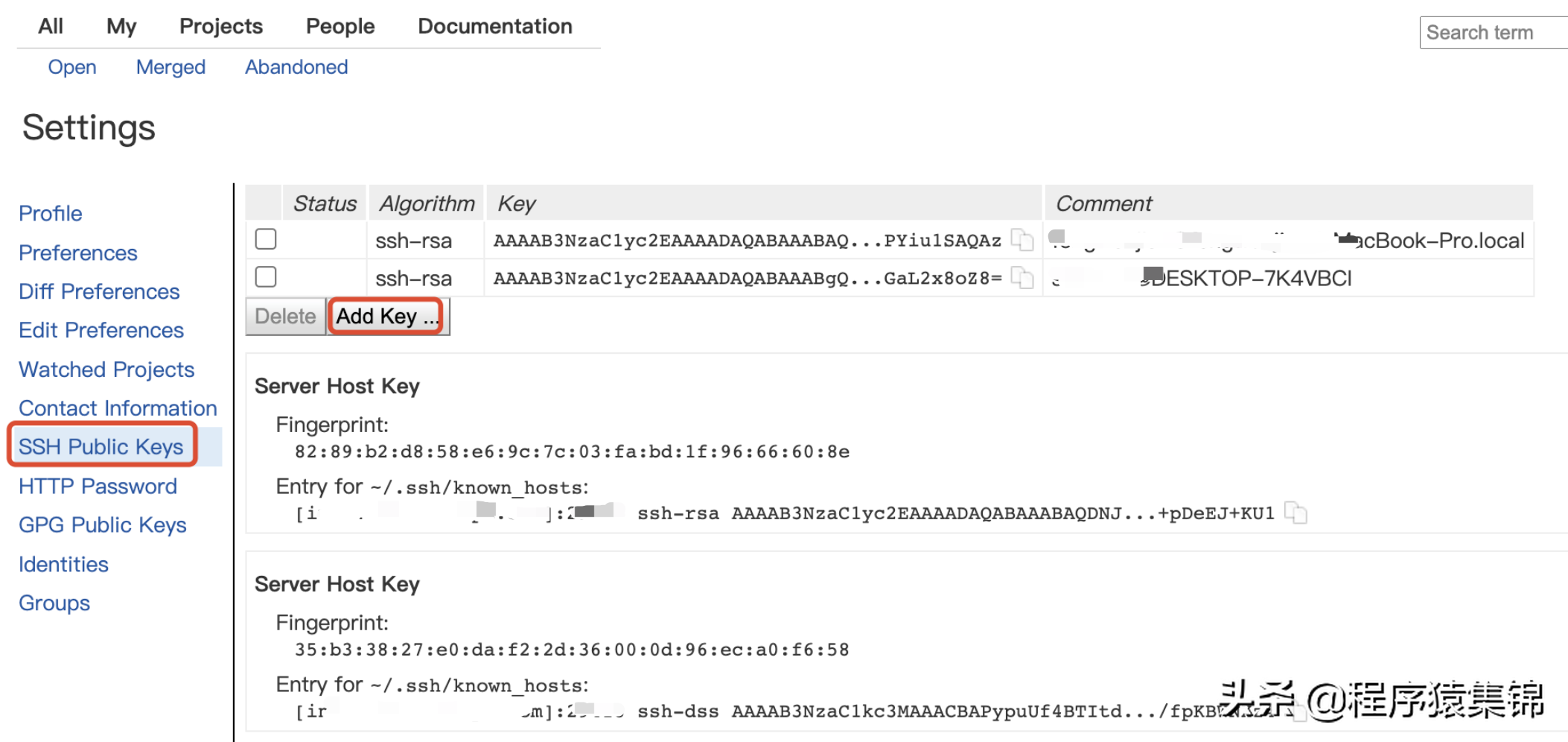 Windows下Gerrit配置SSH KEY