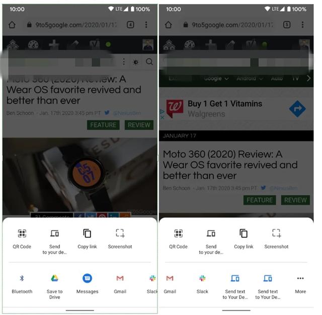 谷歌Chrome安卓版测试全新共享界面：二维码和截图来了