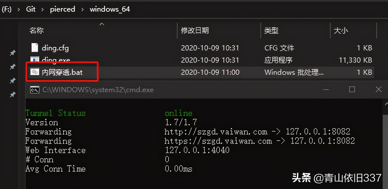 内网穿透完美实现过程.
