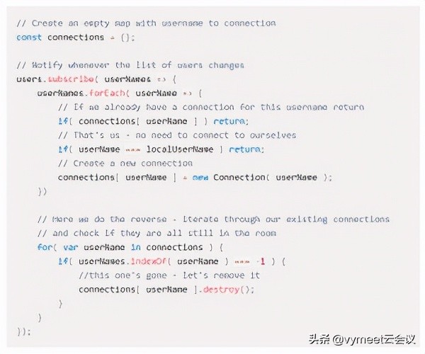 WebRTC教程—多到多连接