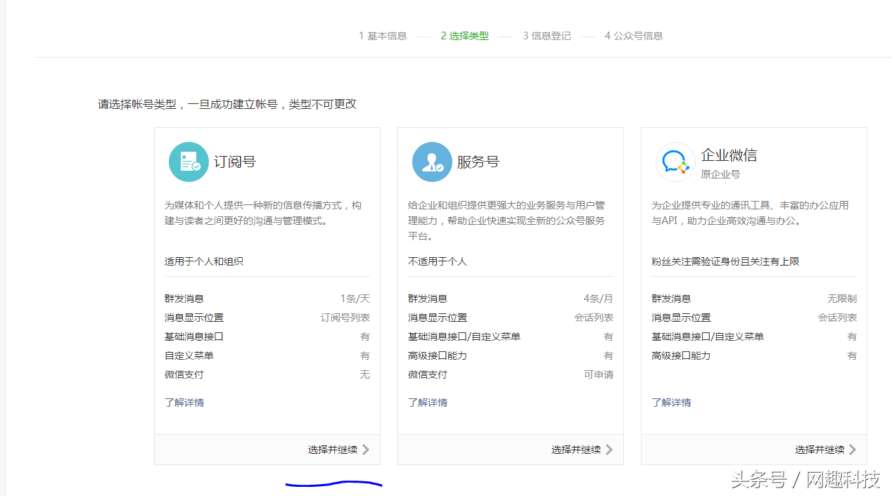 微信公众号之个人公众号申请开通流程