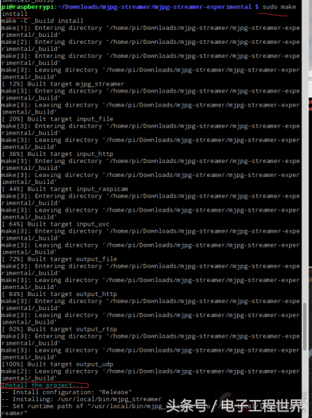 新手学习树莓派3之用mjpg-streamer实现摄像头监控