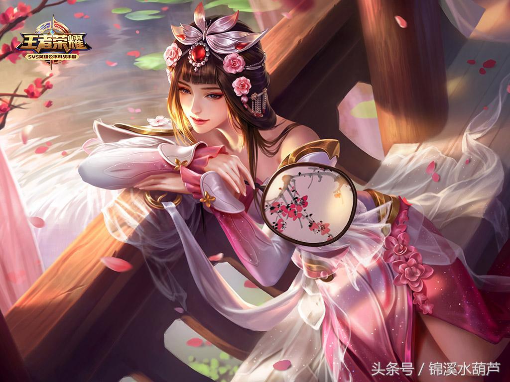 王者荣耀中最美的五款女英雄皮肤，第一名不用花一分钱