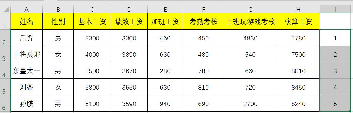 Excel快速制作工资条，只需三步！