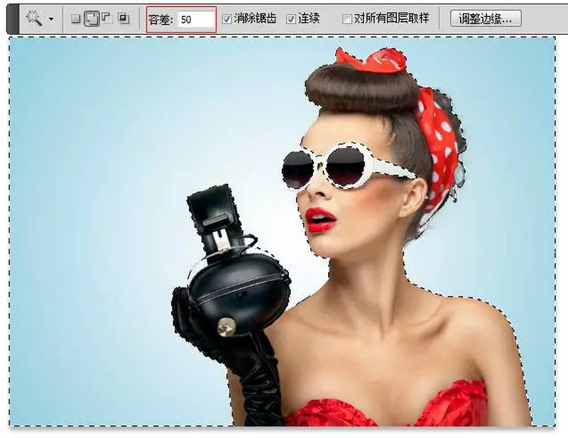 PS魔棒抠图如何控制抠图细节，提高抠图品质