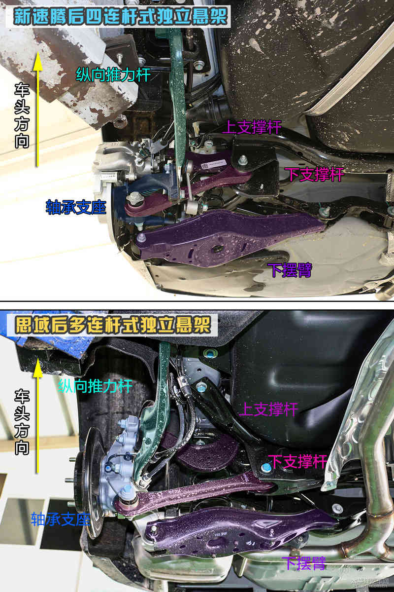 旗鼓相当难分高下 新速腾与思域底盘对比