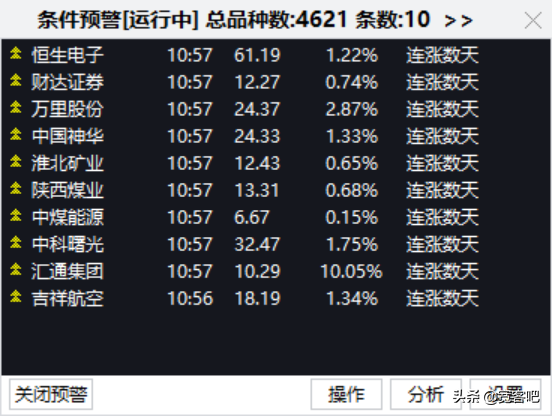 通达信软件使用小技巧——自动化全市场跟踪