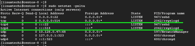 如何在 CentOS8/RHEL8 中配置 Rsyslog 服务器
