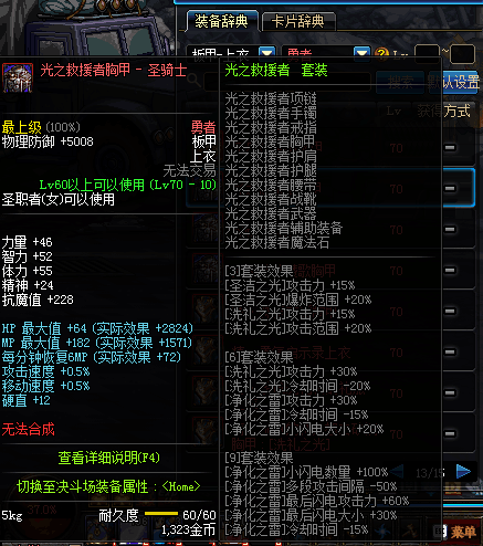 DNF女圣职者之圣骑士异界套装备介绍，奶妈该怎么选择异界套