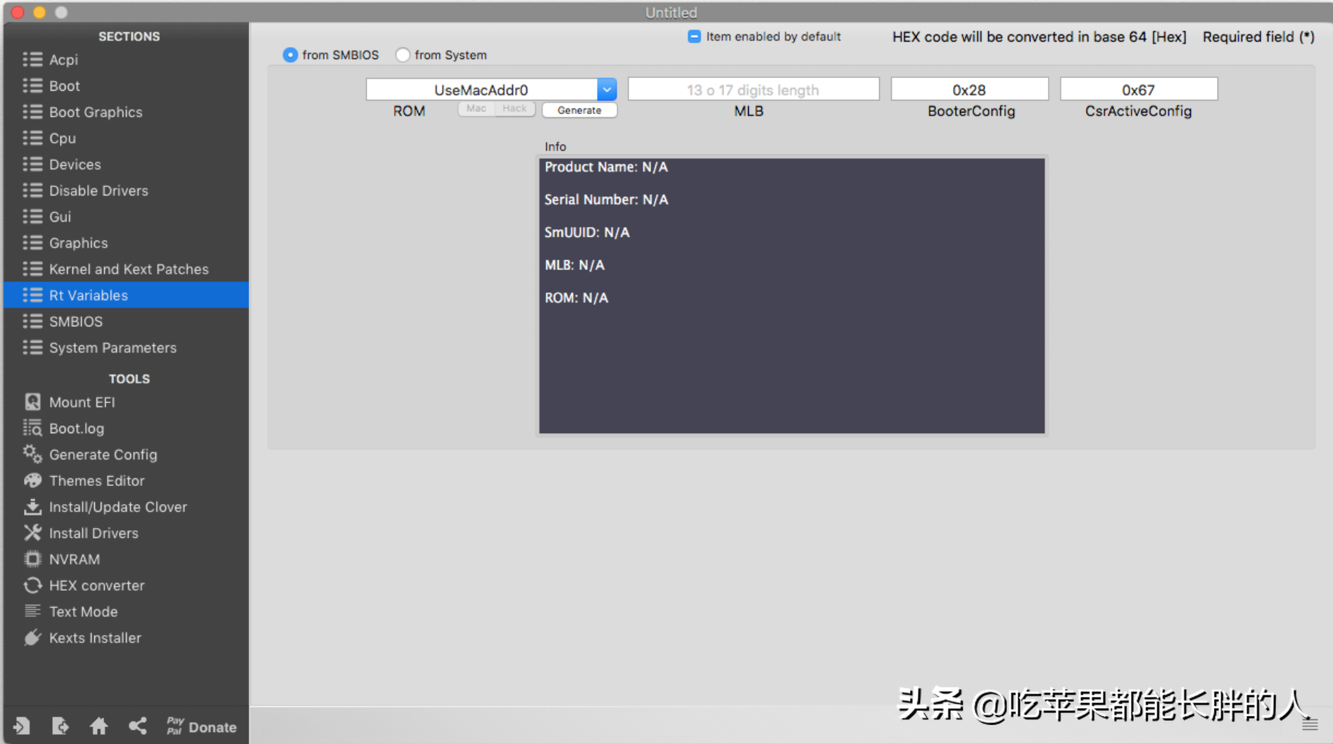 config.plist是什么，没有它任何机器都无法启动进入macOS