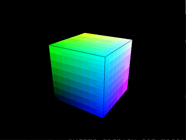 OpenGL和pygame画动态正方体cube的代码和python的元组复习