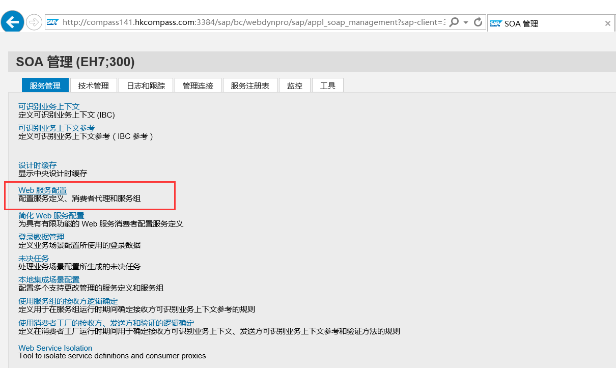 SAP 发布webservice和调用webservice