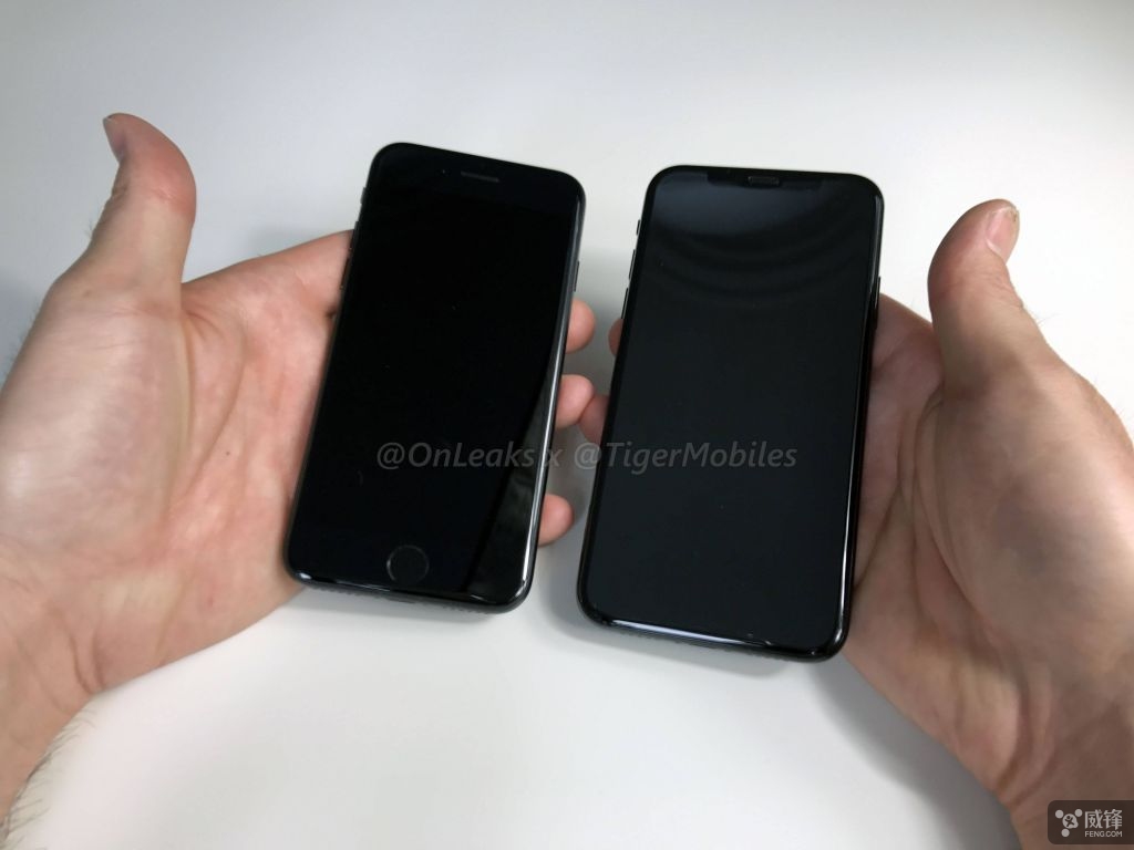 “iPhone 8”对比iPhone 7/7P高清多图赏