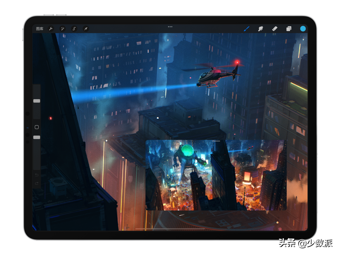 iPad 最好用的画图应用更新，你能进行 3D 绘画了