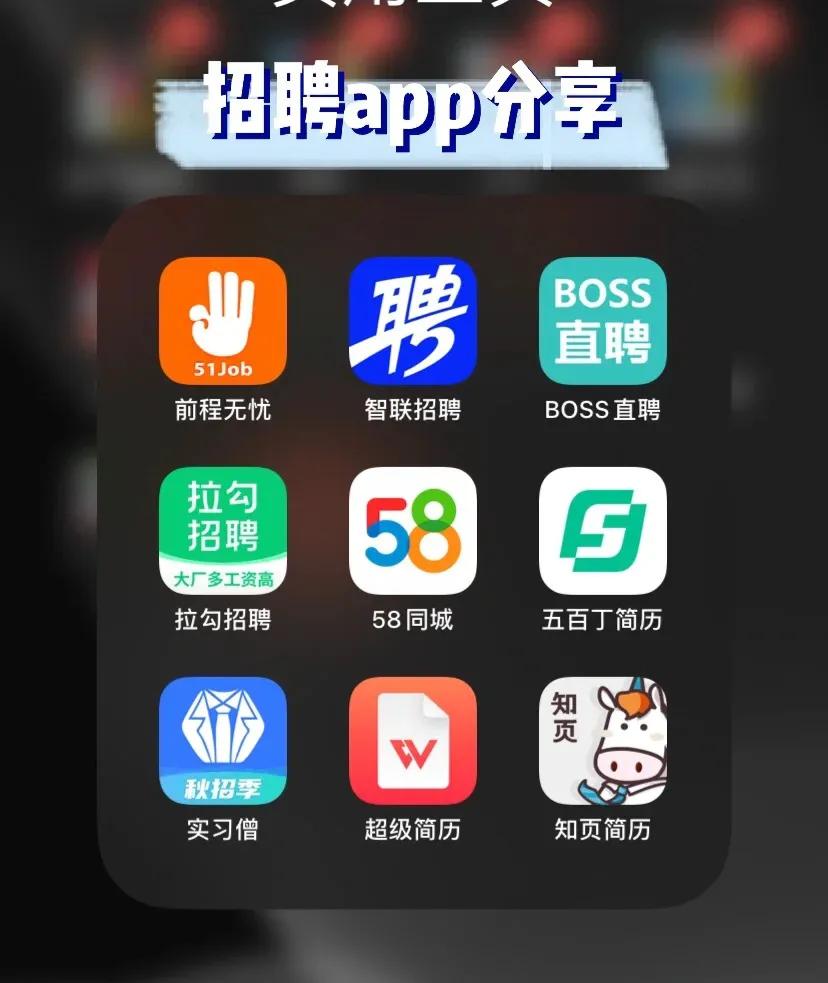 各求职APP优缺点分析