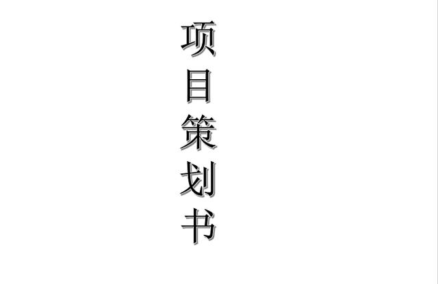 项目管理之策划书：项目策划书模板（最新）
