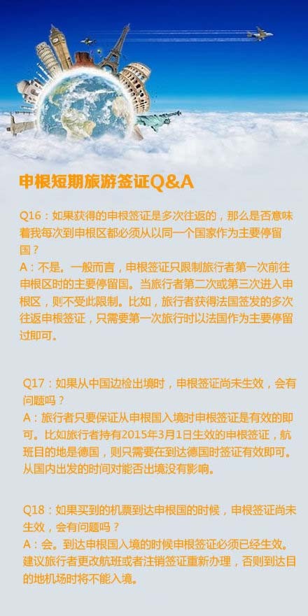 超有用最全申根签攻略