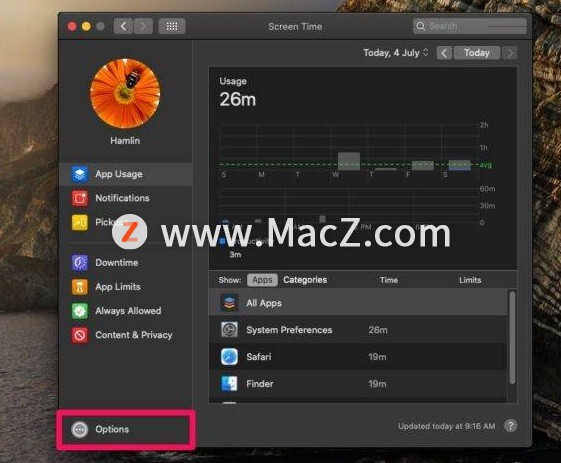如何在Mac上设置、更改或禁用屏幕时间密码？