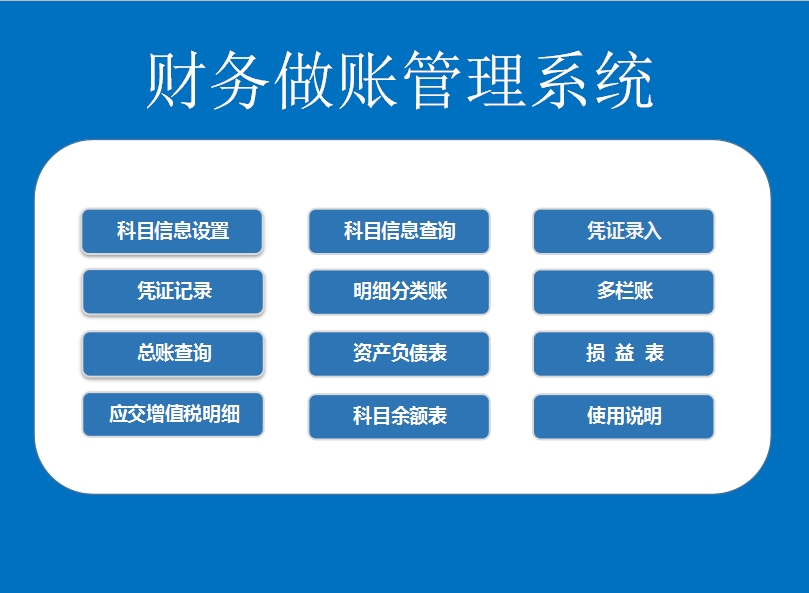 适合小企业的财务做账管理系统，全自动记账，生成报表，好用