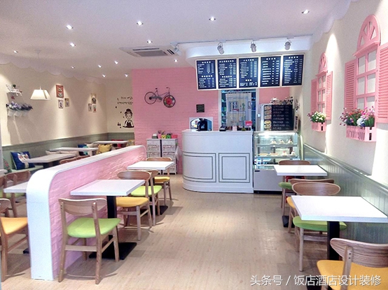 创业首选的甜品店装修设计方案
