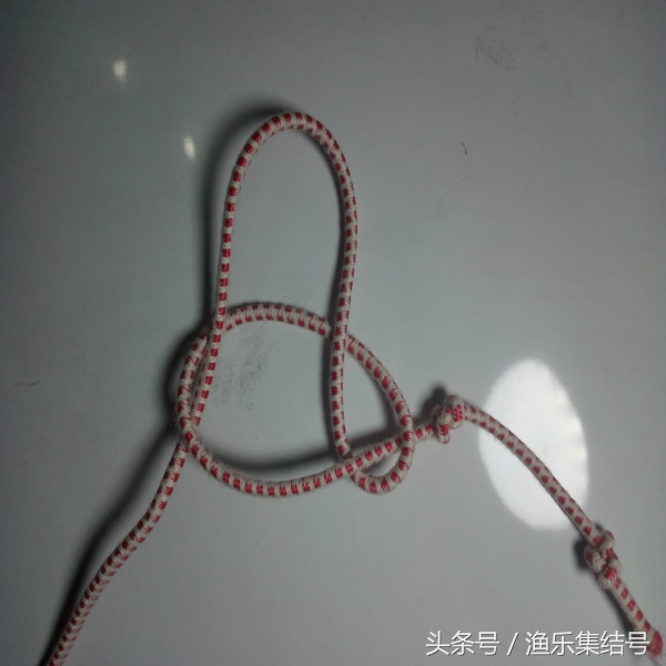 主线与鱼竿竿稍的另类绑法！