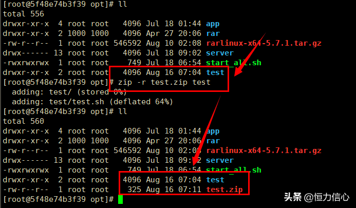 Linux解压缩tar.gz、zip、rar等6种常见文件（实践整理）