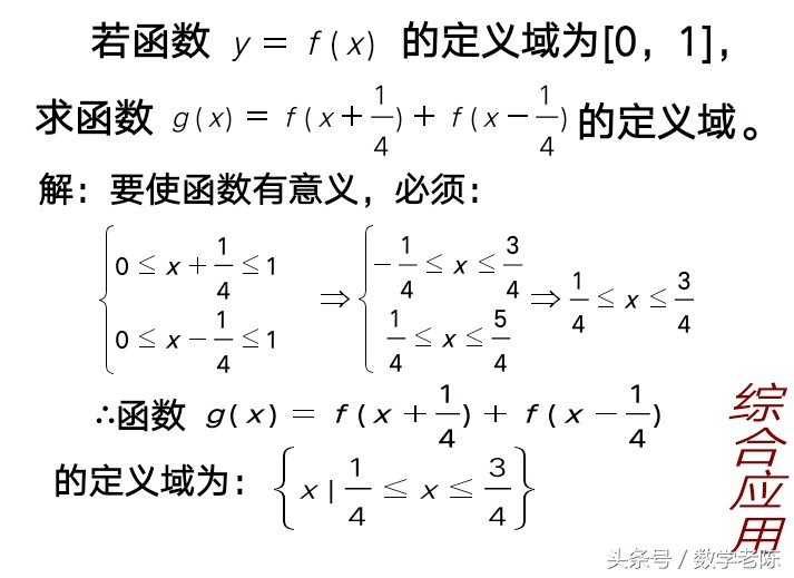 求复合函数定义域的三种常见类型！