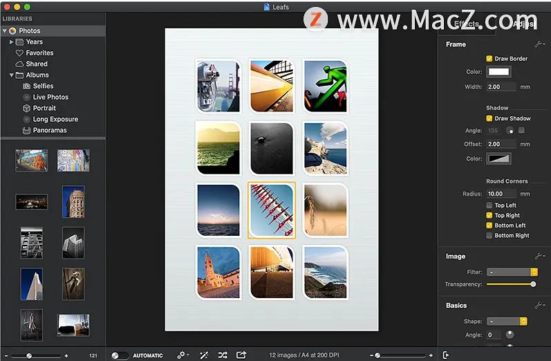 Mac照片拼贴处理工具：Posterino