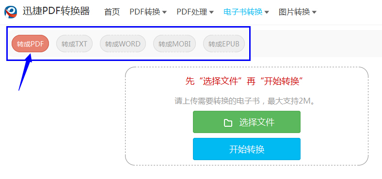 epub在线转换成pdf、word、txt...