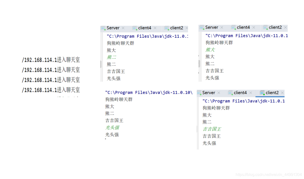 Java实现多人聊天室的原理与源码