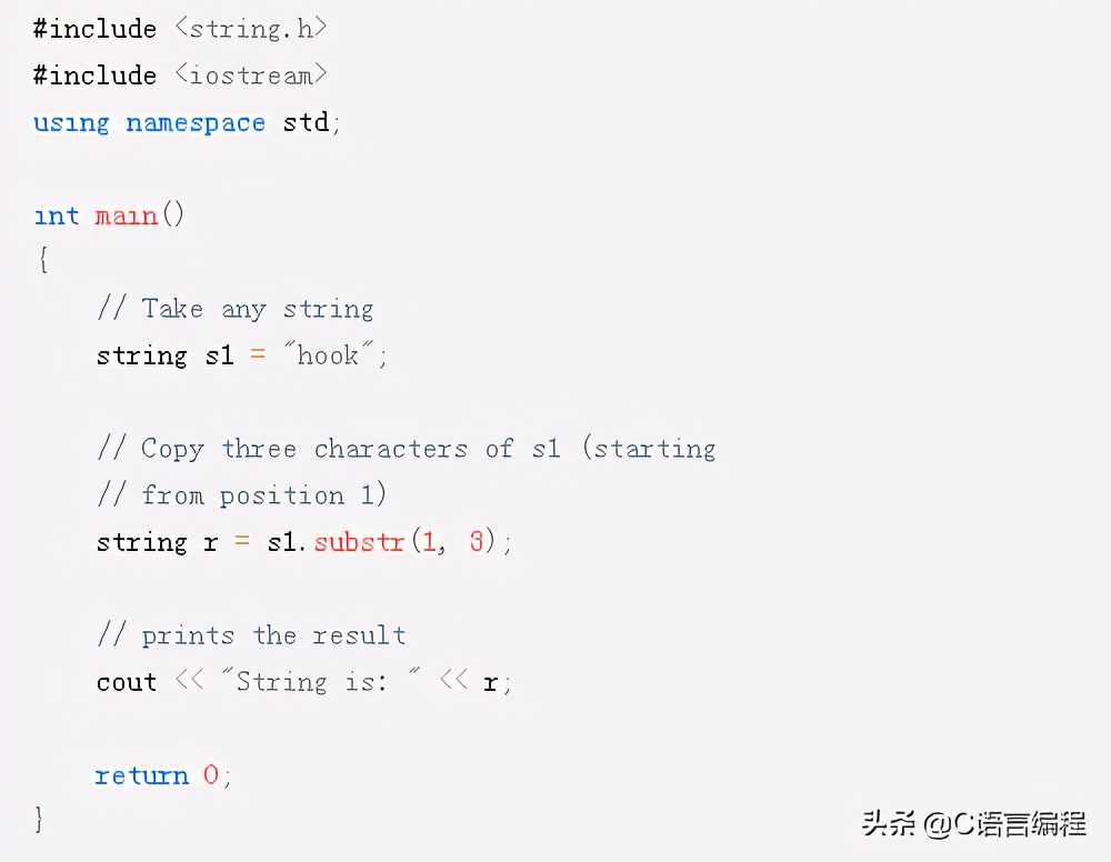 C/C++编程笔记：C++中的substr函数，具体使用方法