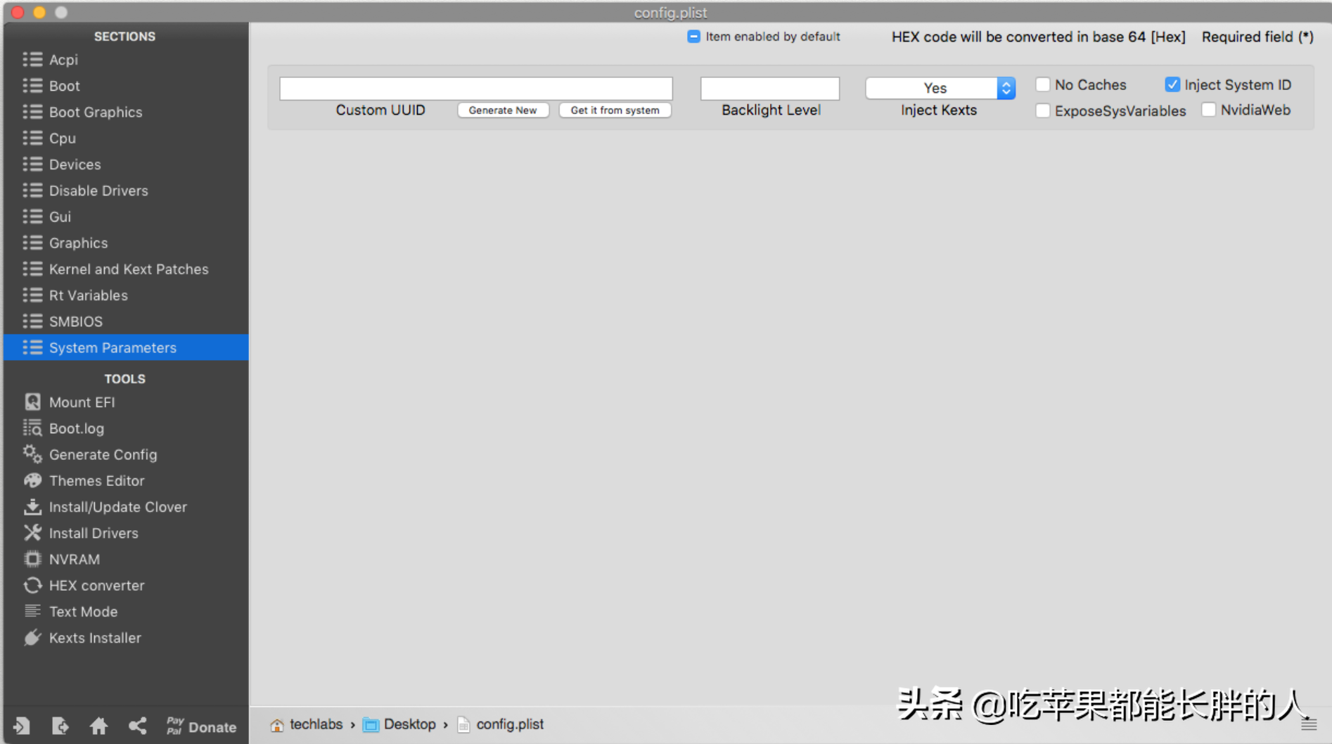 config.plist是什么，没有它任何机器都无法启动进入macOS