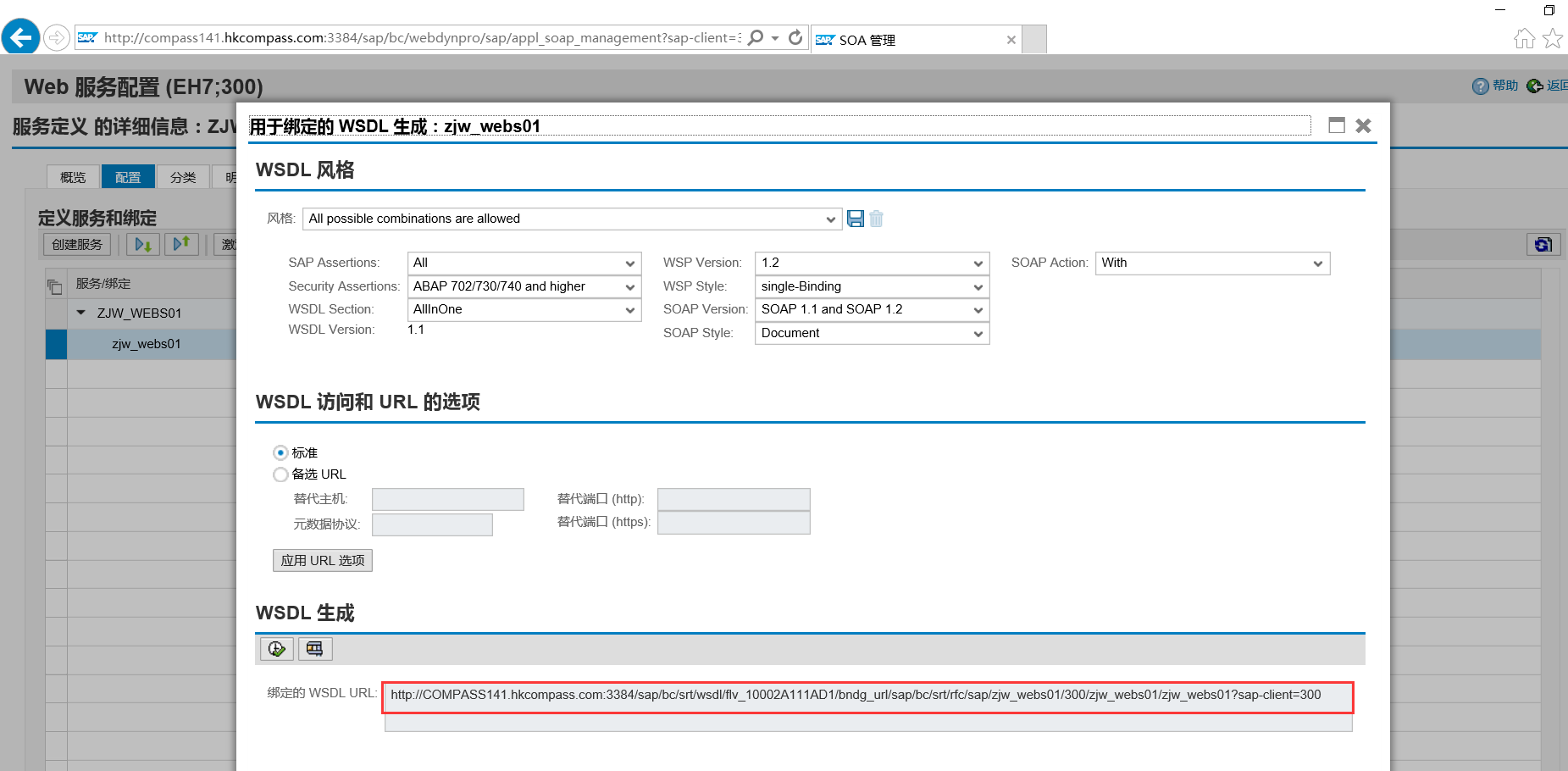 SAP 发布webservice和调用webservice