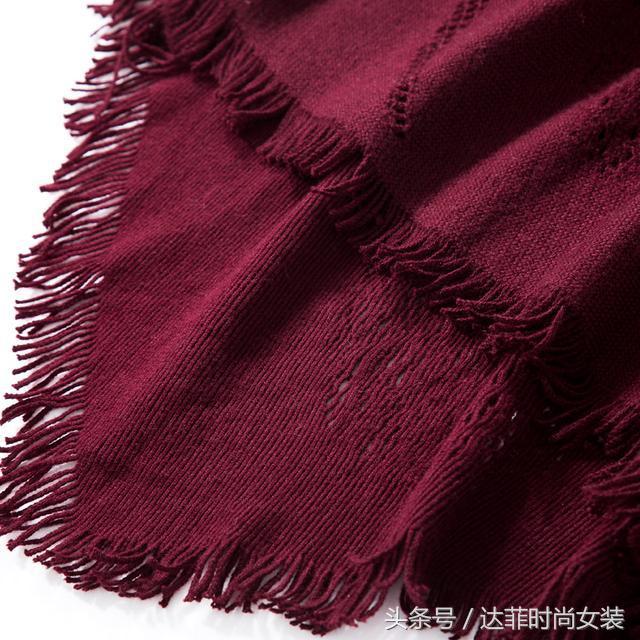 马洛克——新款羊毛连衣裙，上身时尚唯美，轻松穿出女明星的范