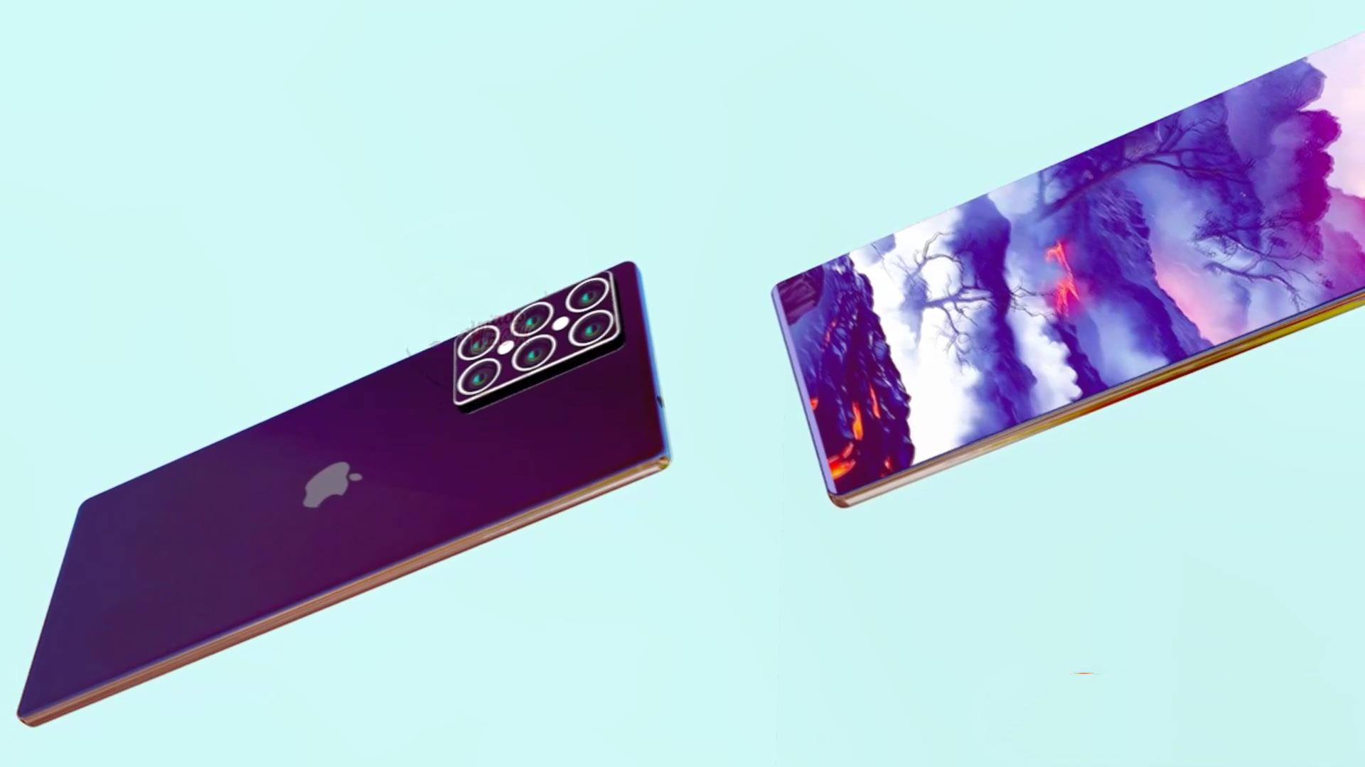 iPhone14ProMax概念图：后置6摄+10倍光变，无边框全面屏才是王炸