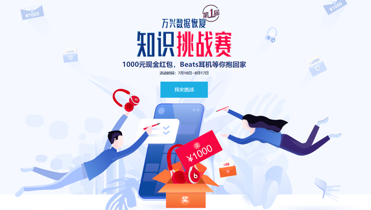 万兴数据恢复知识挑战赛来袭 彰显高阶数据管理智慧