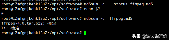 Linux命令详解：md5sum--查看文件MD5值