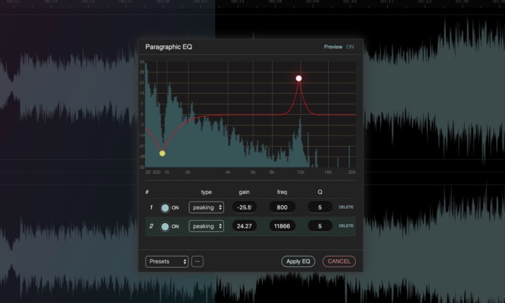 AudioMass - 功能强劲的免费在线音频编辑工具