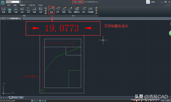 在CAD看图软件中添加的CAD标注文字尺寸太小怎么办？