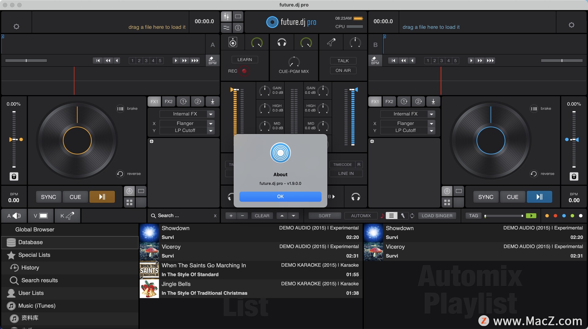 XYLIO future.dj pro for Mac(DJ混音软件)