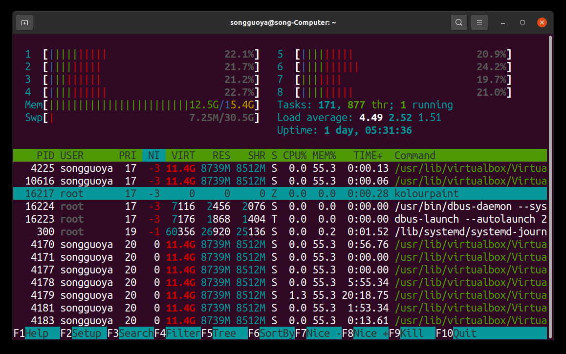 Linuxt每日命令005-进程原理、查看、管理
