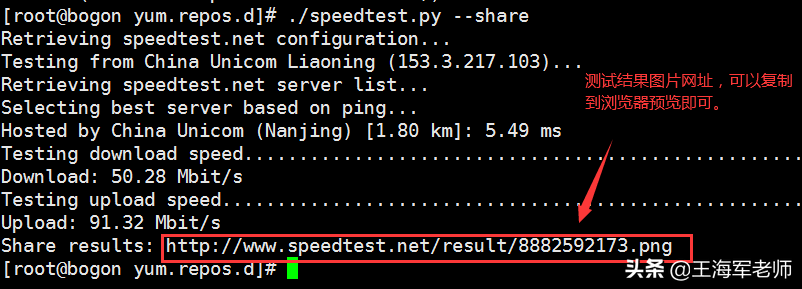 linux下在线网络测速工具speedtest快速入门