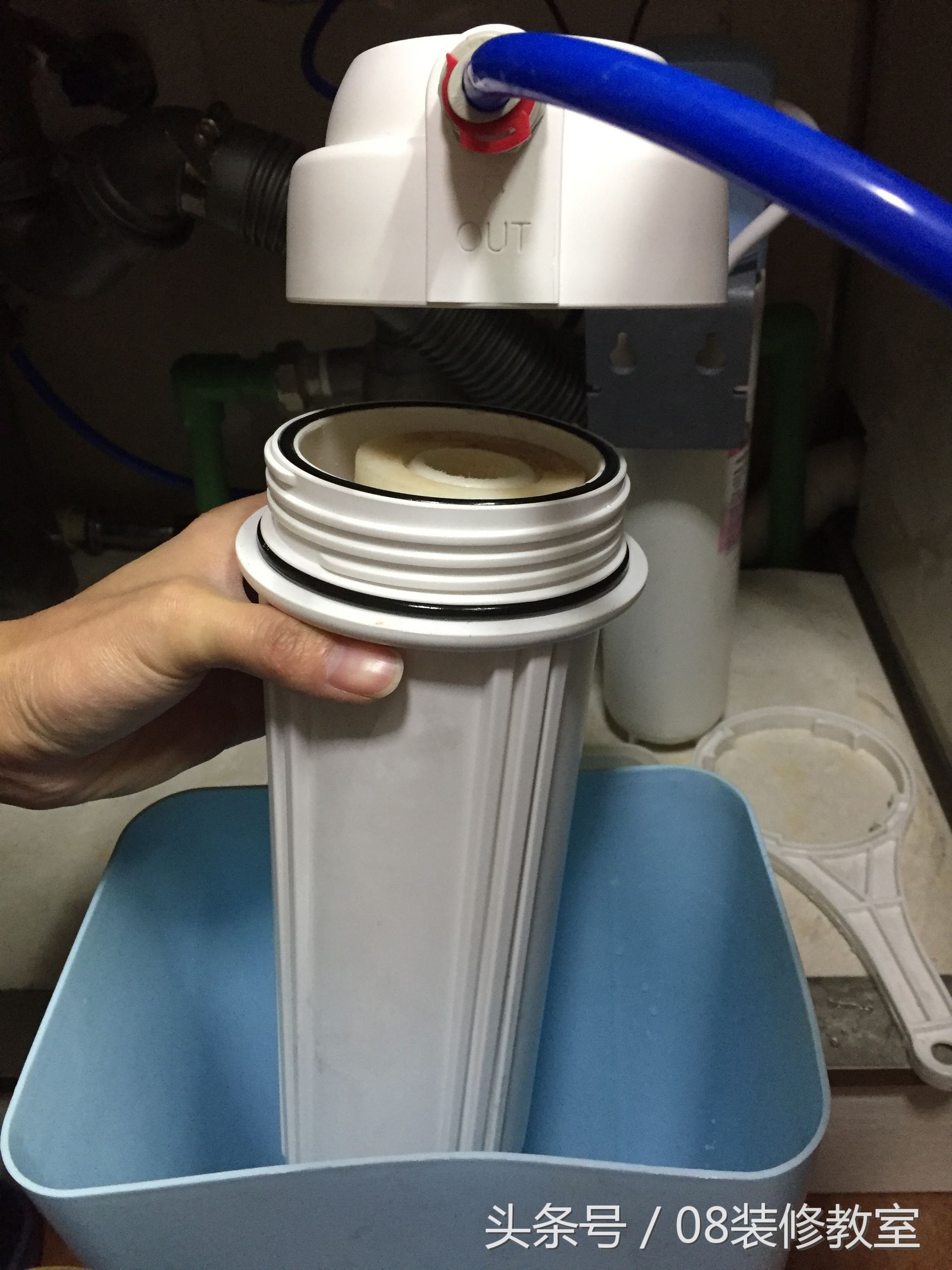 净水器换滤芯不求人，1分钟搞定