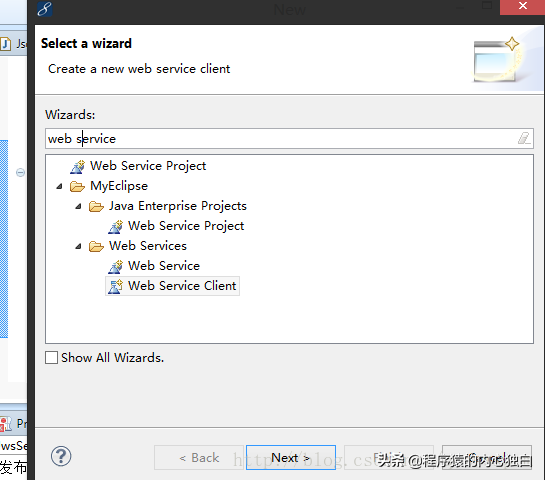 Java WebService接口生成和调用 图文详解